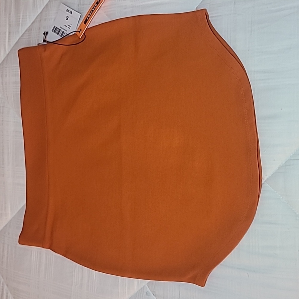 NWT Forever 21 Orange Tulip Skirt